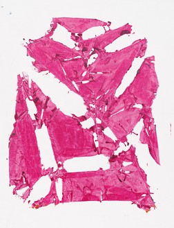 Simon Hantaï, Tabula, 1980 Acrylic on canvas, 51 ¾ × 39 ¼ inches (131.5 × 99.5 cm)© Archives Simon Hantaï/ADAGP, Paris. Photo: Robert Glowacki