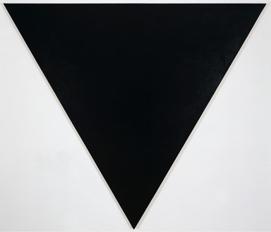 Steven Parrino, The Chaotic Painting, 2004 Enamel on canvas, 63 × 72 ¾ inches (160 × 184.8 cm)© Steven Parrino, courtesy the Parrino Family Estate