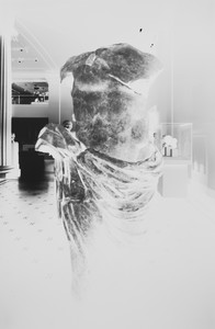 Vera Lutter, Marble Statue of a Member of the Imperial Family: January 7, 2013, 2013. Gelatin silver print, 21 ⅝ × 14 inches (54.9 × 35.6 cm), unique © Vera Lutter
