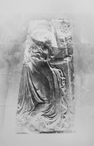Vera Lutter, Marble Relief with a Dancing Maenad: October 21, 2012, 2012. Gelatin silver print, 21 ⅜ × 13 ⅝ inches (54.3 x 34.6 cm), unique © Vera Lutter