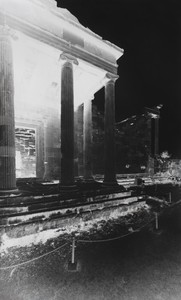Vera Lutter, North Porch of the Erechtheion, Acropolis: August 26, 2021, 2021. Gelatin silver print, 24 × 14 ½ inches (61 × 36.8 cm), unique © Vera Lutter