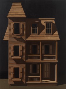 Anna Weyant, House Exterior, 2023. Oil on canvas, 48 × 36 inches (121.9 × 91.4 cm) © Anna Weyant. Photo: Rob McKeever