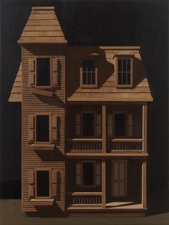 Anna Weyant, House Exterior, 2023 Oil on canvas, 48 × 36 inches (121.9 × 91.4 cm)© Anna Weyant. Photo: Rob McKeever