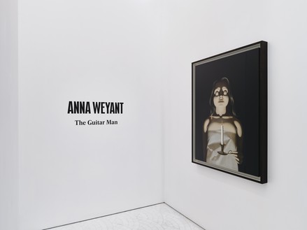 Installation view with Anna Weyant, Girl with Candlestick (2023) Artwork © Anna Weyant. Photo: Thomas Lannes