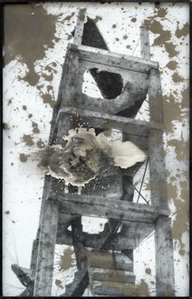 Anselm Kiefer, Jericho, 2010–15 Gelatin silver print with silver toner, and silvered glass, in steel frame, 64 × 40 ¾ × 3 ⅛ inches (162.5 × 103.5 × 8 cm)© Anselm Kiefer. Photo: Charles Duprat