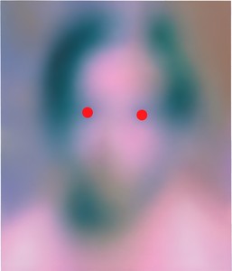 Ashley Bickerton, Ash Passport, 2022. Acrylic on canvas, 86 ⅝ × 74 inches (220 × 188 cm) © Ashley Bickerton. Photo: Rob McKeever