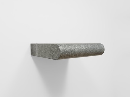 Donald Judd, untitled, 1965 Galvanized iron, 6 × 27 × 26 inches (15.2 × 68.6 × 66 cm)© Judd Foundation/Artists Rights Society (ARS), New York. Photo: Thomas Barratt