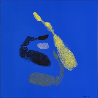 Giuseppe Penone, Impronte di luce (Imprints of Light), 2023 Oil on canvas, 72 ⅛ × 72 ⅛ inches (183 × 183 cm)© Giuseppe Penone/2023 Artists Rights Society (ARS), New York/ADAGP, Paris. Photo: Thomas Lannes