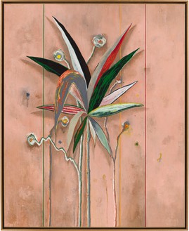 Harold Ancart, Untitled, 2022 Oil stick and pencil on canvas, in artist’s frame, 87 × 71 × 2 ¾ inches (221 × 180.3 × 7 cm)© Harold Ancart. Photo: JSP Art Photography
