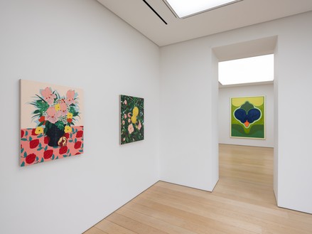 Installation view Artwork, left to right: © Hilary Pecis, © Lily Stockman. Photo: Stathis Mamalakis