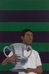 Honor Titus, Grand Slam Champion, 2023. Oil on canvas, 72 × 48 inches (182.9 × 121.9 cm) © Honor Titus. Photo: Ed Mumford