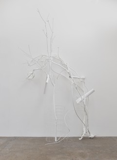 Rachel Whiteread, Untitled (Climber), 2022 Wood, metal, and paint, 153 ⅝ × 91 ⅜ × 41 inches (390 × 232 × 104 cm)© Rachel Whiteread. Photo: Prudence Cuming Associates Ltd