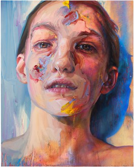 Jenny Saville, Orlando, 2023 Oil on canvas, 78 ¾ × 63 inches (200 × 160 cm)© Jenny Saville. Photo: Lucy Dawkins