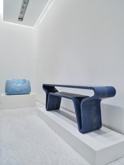 Blue Unites Marc Newson's Exhibit at the Gagosian
