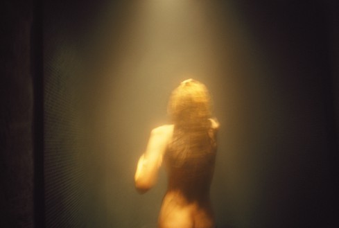 Nan Goldin, Sunny in the sauna surrounded by light, L’Hotel, Paris, 2008 Archival pigment print, 40 × 60 inches (101.6 × 152.4 cm), edition of 3 + 1 AP© Nan Goldin