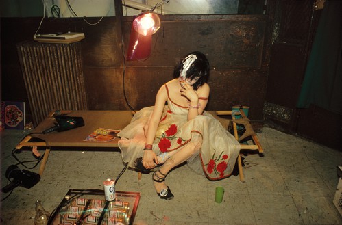 Nan Goldin, Trixie on the cot, NYC, 1979 Archival pigment print, 40 × 60 inches (101.6 × 152.4 cm), edition of 3© Nan Goldin