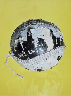 Roe Ethridge, Souvenir Atlanta Baseball, 2020 Dye sublimation print on aluminum, 44 × 33 inches (111.8 × 83.8 cm), edition of 5 + 2 AP© Roe Ethridge