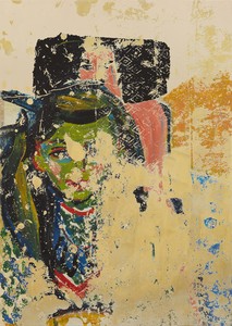Rudolf Stingel, Untitled, 2022. Oil and enamel on canvas, 108 × 76 ½ inches (274.3 × 194.3 cm) © Rudolf Stingel