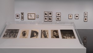 Installation view. Artwork, back to front: © Man Ray 2015 Trust/ADAGP, Paris 2023; © 2023 Estate of Pablo Picasso/Artists Rights Society (ARS), New York; © Lee Miller Archives, England 2023. All rights reserved. www.leemiller.co.uk. Photo: Rob McKeever