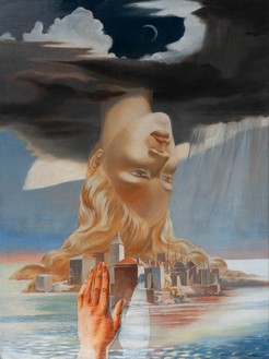 Roland Penrose, Seeing Is Believing, 1937 Oil on canvas, 39 ⅜ × 29 ½ inches (100 × 75 cm), Penrose Collection© Lee Miller Archives, England 2023. All rights reserved. leemiller.co.uk