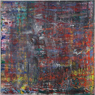 Gerhard Richter, Abstraktes Bild (Abstract Painting) (952-1), 2017 Oil on canvas, 78 ¾ × 78 ¾ inches (200 × 200 cm)© Gerhard Richter 2023 (13032023)