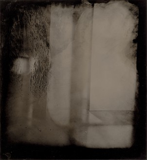Sally Mann, Tintype, Still Life #18, 2020 Collodion wet-plate positive on anodized aluminum with sandarac varnish, 15 × 13 ½ inches (38.1 × 34.3 cm), unique© Sally Mann