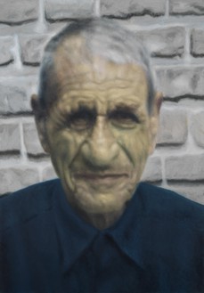 Y.Z. Kami, The Old Gardener, 2022 Oil on linen, 62 × 43 inches (157.5 × 109.2 cm)© Y.Z. Kami. Photo: Rob McKeever