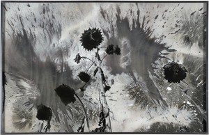 Anselm Kiefer, Katzensilber (White Mica), 1994–2012. Solarized gelatin silver print with silver toner, in steel frame, 40 ¾ × 63 ¼ × 4 inches (103.5 × 160.5 × 10 cm) © Anselm Kiefer. Photo: Charles Duprat