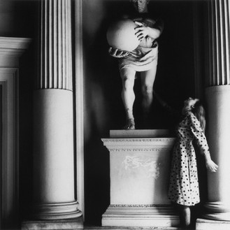 Francesca Woodman, Untitled, c. 1977–78 Lifetime gelatin silver print, image: 5 ¾ × 5 ¾ inches (14.6 × 14.6 cm), sheet: 6 × 6 ⅛ inches (15.2 × 15.6 cm)© Woodman Family Foundation/Artists Rights Society (ARS), New York