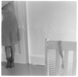 Francesca Woodman, Untitled, c. 1979–80 Lifetime gelatin silver print, image: 6 ⅛ × 6 ⅛ inches (15.4 × 15.6 cm), sheet: 10 × 8 inches (25.2 × 20.2 cm)© Woodman Family Foundation/Artists Rights Society (ARS), New York