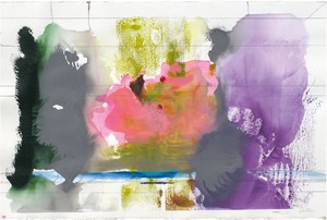 Helen Frankenthaler, Untitled, 1996. Acrylic and charcoal on paper, 40 ¼ × 60 ⅛ inches (102.2 × 152.7 cm) © 2024 Helen Frankenthaler Foundation, Inc./Artists Rights Society (ARS), New York. Photo: Maris Hutchinson