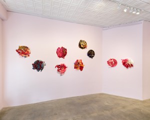 Installation view. Artwork © 2024 Helen Marden/Artists Rights Society (ARS), New York. Photo: Owen Conway
