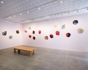 Installation view. Artwork © 2024 Helen Marden/Artists Rights Society (ARS), New York. Photo: Owen Conway