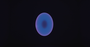 James Turrell The Flipside, 2024 (installation time-lapse video). Computer-programmed LED panel and mixed media, 72 × 54 inches (182.9 × 137.2 cm) © James Turrell. Video: Pushpin Films