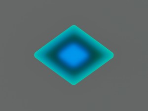 James Turrell Patmos, 2024. Computer-programmed LED panel and mixed media, 48 × 66 inches (121.9 × 167.6 cm) © James Turrell. Photo: Thomas Lannes