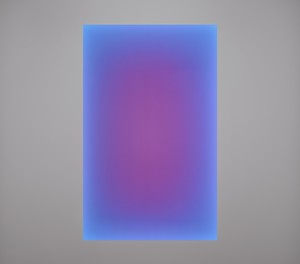 James Turrell, Knowing Light, 2007. Computer-programmed LED panel and mixed media, 80 × 50 inches (203.2 × 127 cm) © James Turrell. Photo: Stathis Mamalakis