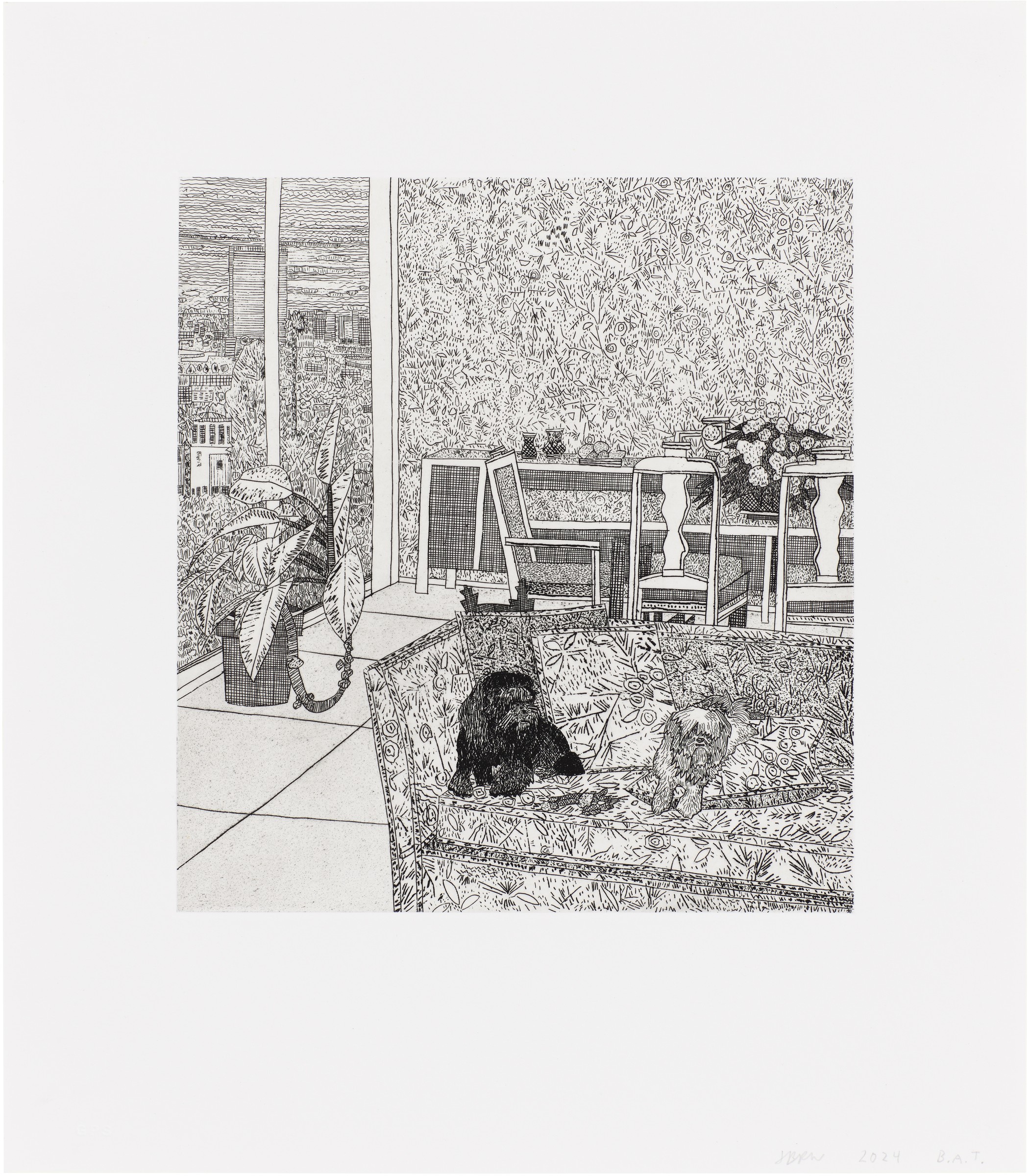 Jonas Wood, Burlington Arcade, London, October 7–November 23, 2024