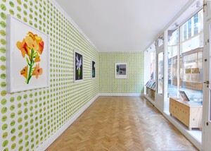 Installation view. Artwork © Jonas Wood. Photo: Prudence Cuming Associates Ltd