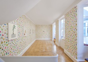Installation view. Artwork © Jonas Wood. Photo: Prudence Cuming Associates Ltd