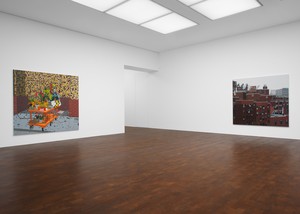Installation view. Artwork © Jonas Wood. Photo: Maris Hutchinson