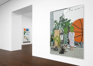 Installation view. Artwork © Jonas Wood. Photo: Maris Hutchinson