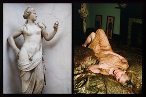 Nan Goldin, Hermaphroditus, 2024. Archival pigment print, 34 × 49 ⅞ inches (86.2 × 126.5 cm), edition of 3 + 2 AP © Nan Goldin