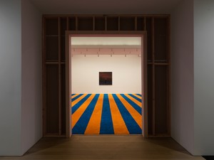 Installation view with Rudolf Stingel, Untitled (2020). Artwork © Rudolf Stingel. Photo: Object Studies