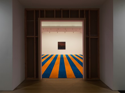 Installation view with Rudolf Stingel, Untitled (2020) Artwork © Rudolf Stingel. Photo: Object Studies