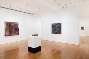 Installation view. Artwork, left: © Amanda Williams, center and right: © Kahlil Robert Irving, © Alteronce Gumby, © Kevin Beasley. Photo: Ringo Cheung