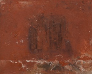 Devin B. Johnson Congealed &amp; Stuck, 2024. Oil on linen, 24 × 30 inches (61 × 76.2 cm) © Devin B. Johnson. Photo: Owen Conway