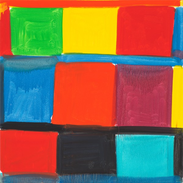 Stanley Whitney, Stay Song 130, 2023 Oil on linen, 40 × 40 inches (101.6 × 101.6 cm)© Stanley Whitney. Photo: Maris Hutchinson