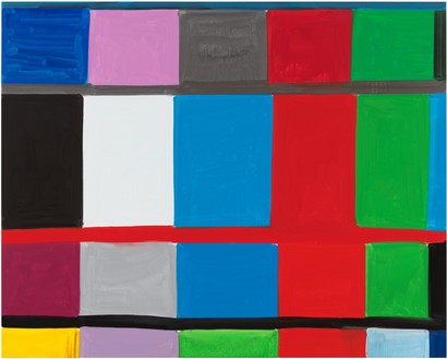 Stanley Whitney, Dear Paris, 2023 Oil on linen, 80 × 100 inches (203.2 × 254 cm)© Stanley Whitney. Photo: Rob McKeever
