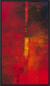 Sterling Ruby TURBINE. Found Poetry., 2024. Acrylic, oil, and cardboard on canvas, 52 ½ × 30 inches (133.4 × 76.2 cm) © Sterling Ruby