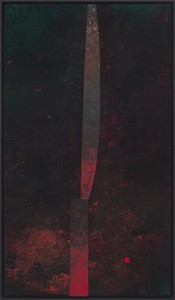Sterling Ruby TURBINE. Symphonie Fantastique., 2024. Acrylic, oil, and cardboard on canvas, 52 ½ × 30 inches (133.4 × 76.2 cm) © Sterling Ruby